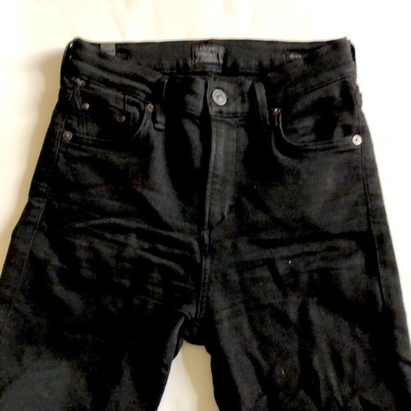 Citizens of Humanity 25 Black Jeans Rocket high rise skinny 5 pocket Excellent - Picture 2 of 9